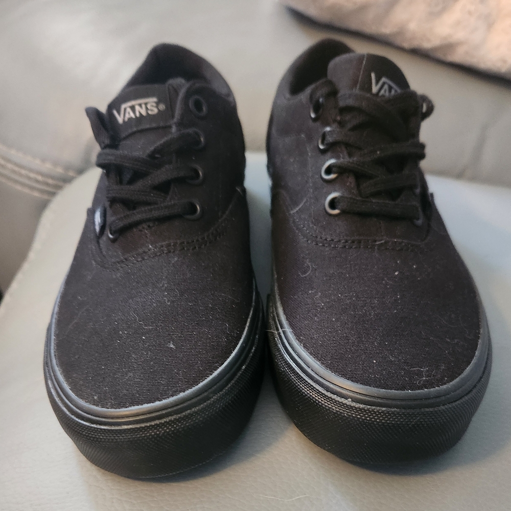 Vans Women's Black Canvas Sneakers